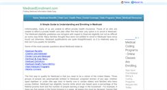 Desktop Screenshot of medicaidenrollment.com